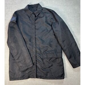 Vintage 90's Nine West Black Nylon Full Zip Jacket M/M Lightweight Outerwear
